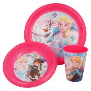 3 - DÍLNÝ PLASTOVÝ SET FROZEN 