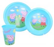 3 - DÍLNÝ PLASTOVÝ SET PEPPA PIG 
