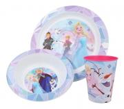 3 - DÍLNÝ PLASTOVÝ SET FROZEN 