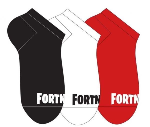 SADA 3 KS PONOŽKY FORTNITE 
