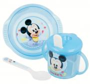 3 - DÍLNÁ JÍDELNÍ SOUPRAVA MICKEY baby 