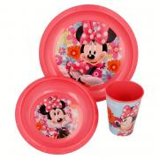 3 - DÍLNÝ PLASTOVÝ SET MINNIE 