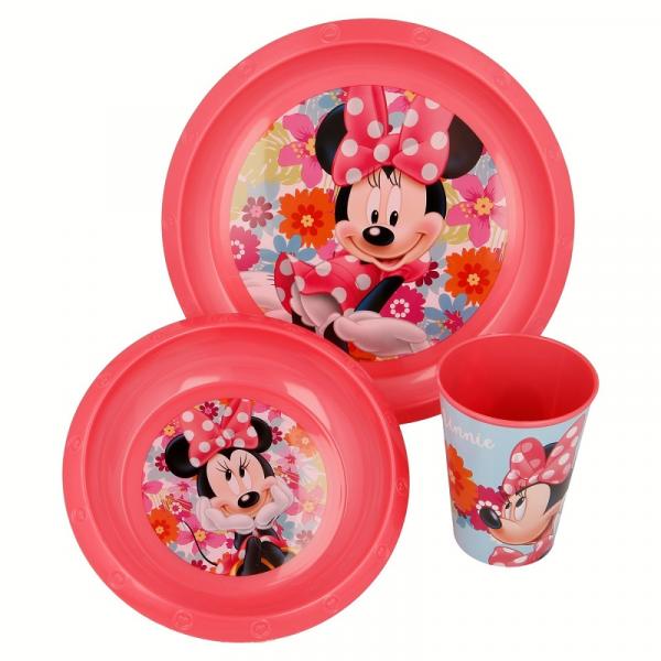 3 - DÍLNÝ PLASTOVÝ SET MINNIE 