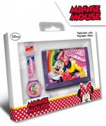 SOUPRAVA HODINKY A PENĚŽENKA MINNIE 