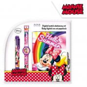 SOUPRAVA ZÁPISNÍK, HODINKY A PROPISKA MINNIE 