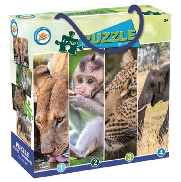 SADA 4 KS PUZZLE ZVÍŘÁTKA 