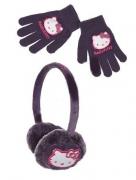 KLAPKY NA UŠI A RUKAVICE HELLO KITTY 