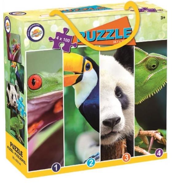 SADA 4 KS PUZZLE ZVÍŘÁTKA 