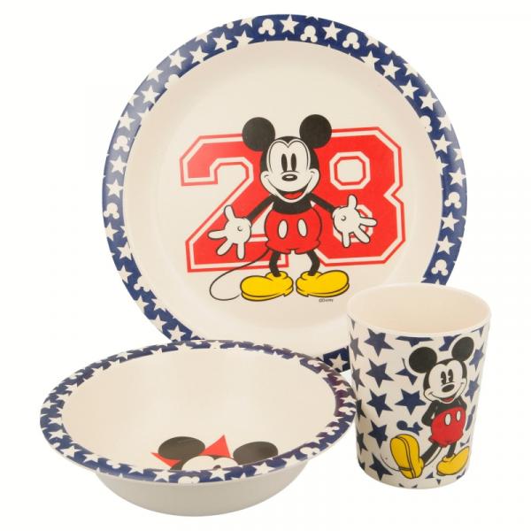 ECO BAMBUSOVÝ 3 - DÍLNÝ SET MICKEY 
