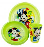 3 - DÍLNÝ PLASTOVÝ SET MICKEY 